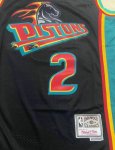 Maillot de Basket #2 Cunningham Pistons M&N Noir